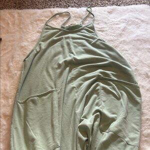 Moa Moa Light Green Knit jumpsuit